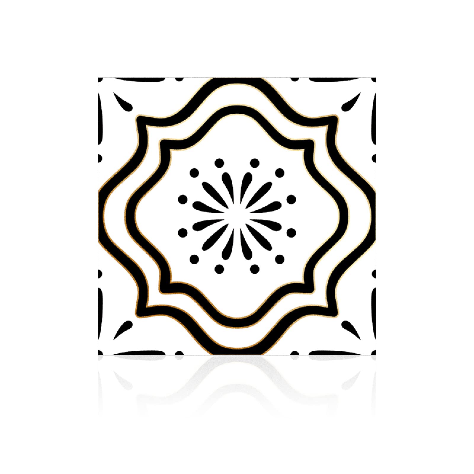 Wall Tile Stickers Peel and Stick Black Streak 20 X 20cm(5 Pieces) Self-Adhesive Waterproof Home Decoration DIY Living Bedroom Splashbacks Decor Wall Kitchen Bathroom Room TV Background