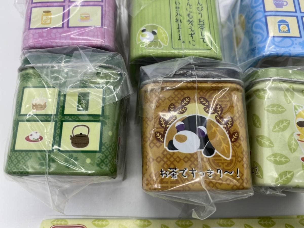 Amazon.co.jp: Yujin お茶犬缶2 全6種セット 紅茶缶風の缶の中に