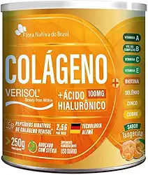 Colágero Verisol + Ácido Hialurônico em pó 250g - Flora Nativa Sabor:Tangerina
