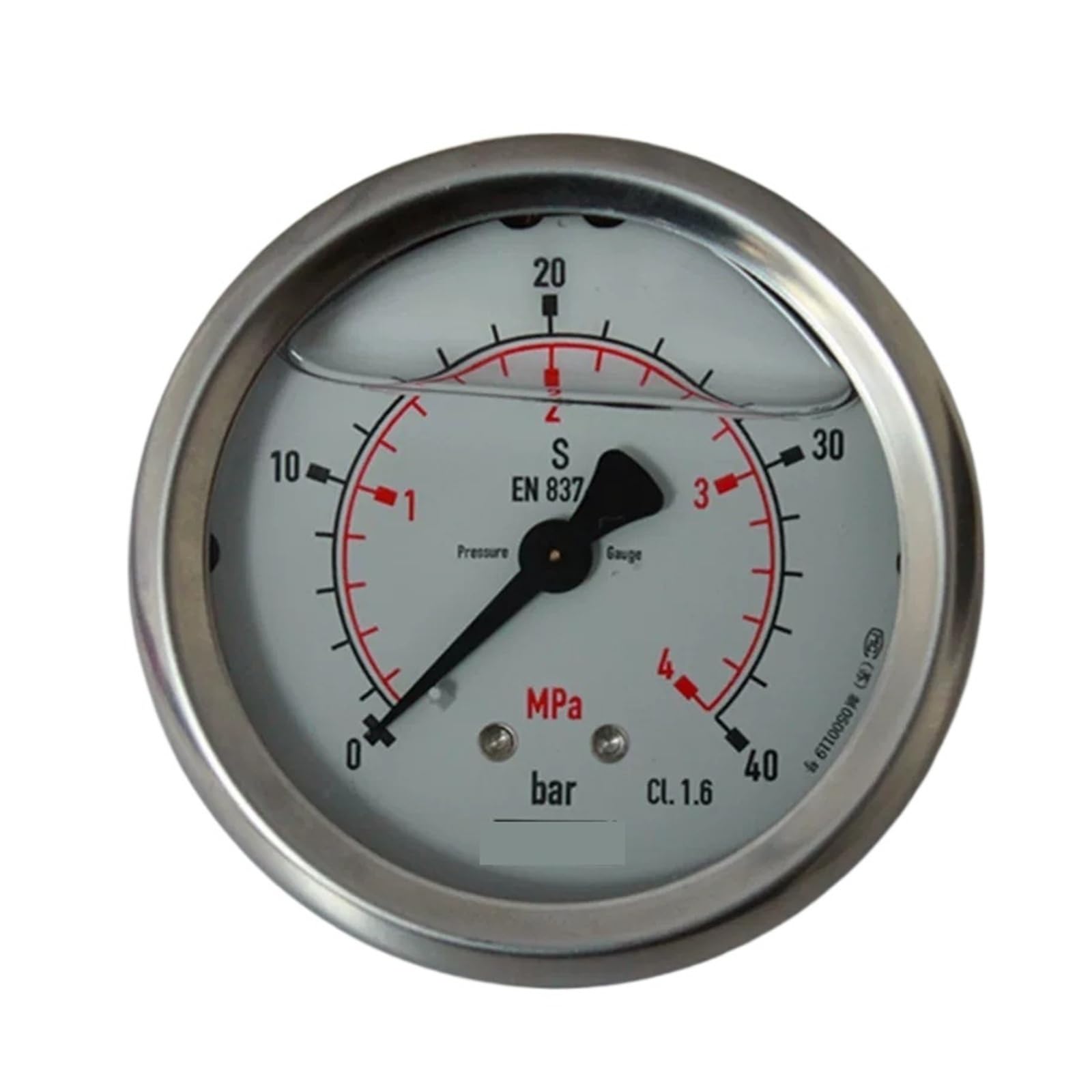 Manómetro 0-40bar/0-4mpa, rosca G1/4, Manómetro axial