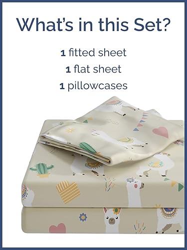 Miniatura 2 de CGK Linens - Juego de sábanas de 3 piezas para niños, niñas, adolescentes, niños pequeños, bolsillos profundos de fácil ajuste, transpirables,