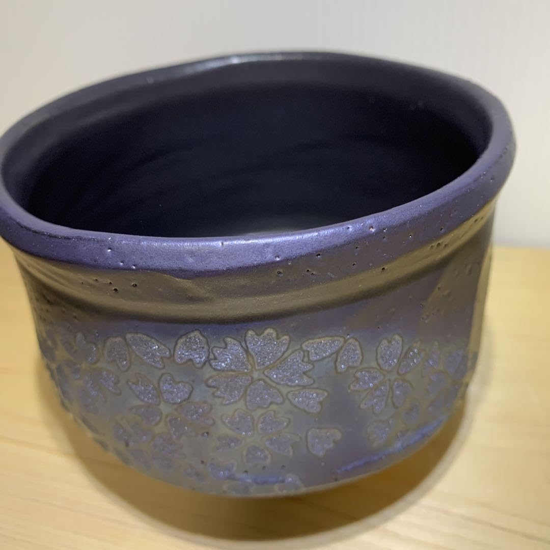 Matcha Rice Bowl, Black Oribe Kurozakura