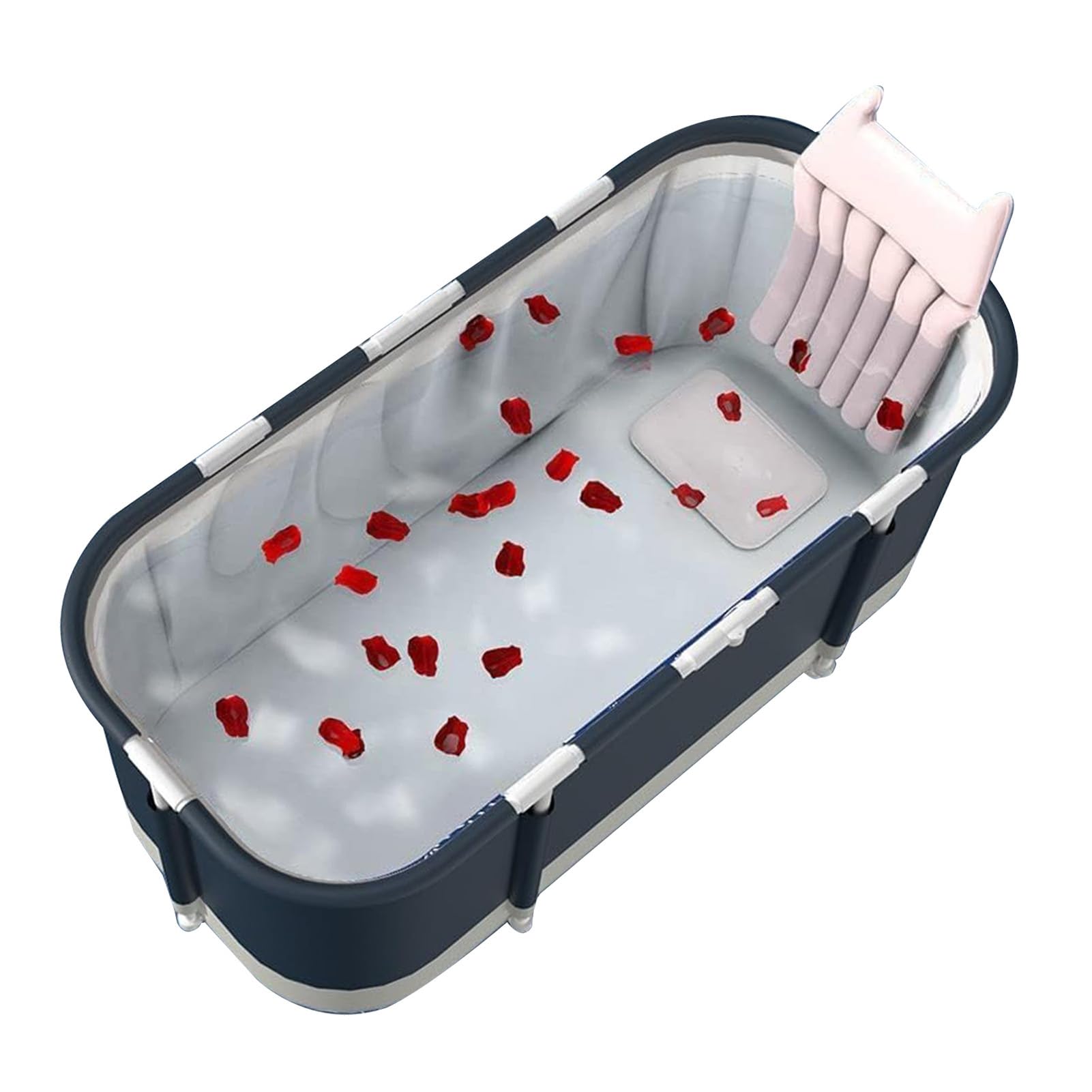Bañera Plegable Portátil para Adultos Relajación SPA Interior