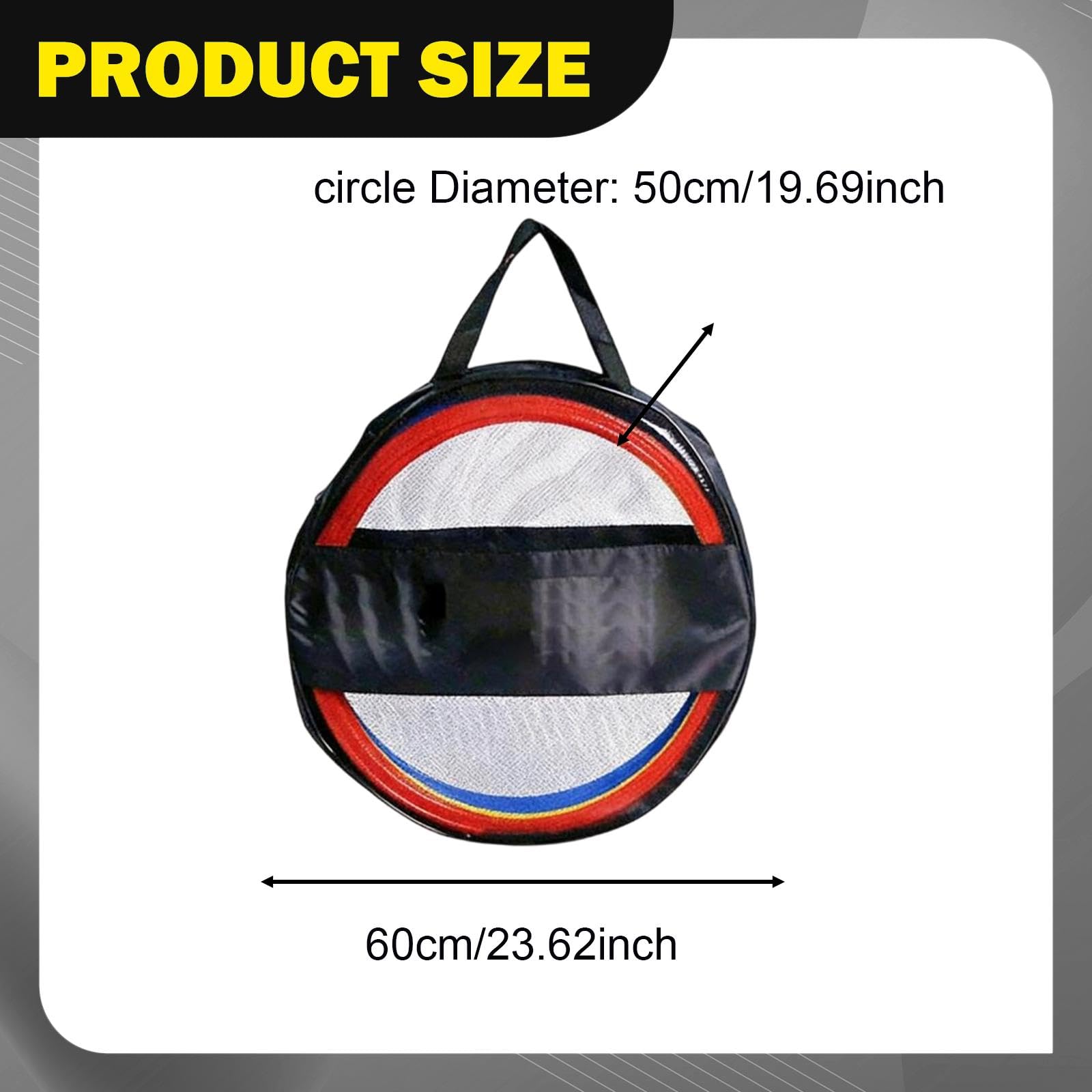 kowaku 12 Piezas Aros de Agilidad Fútbol Entrenamiento Ejercicio Coordinación Material PP para Niños Adultos Interior Exterior