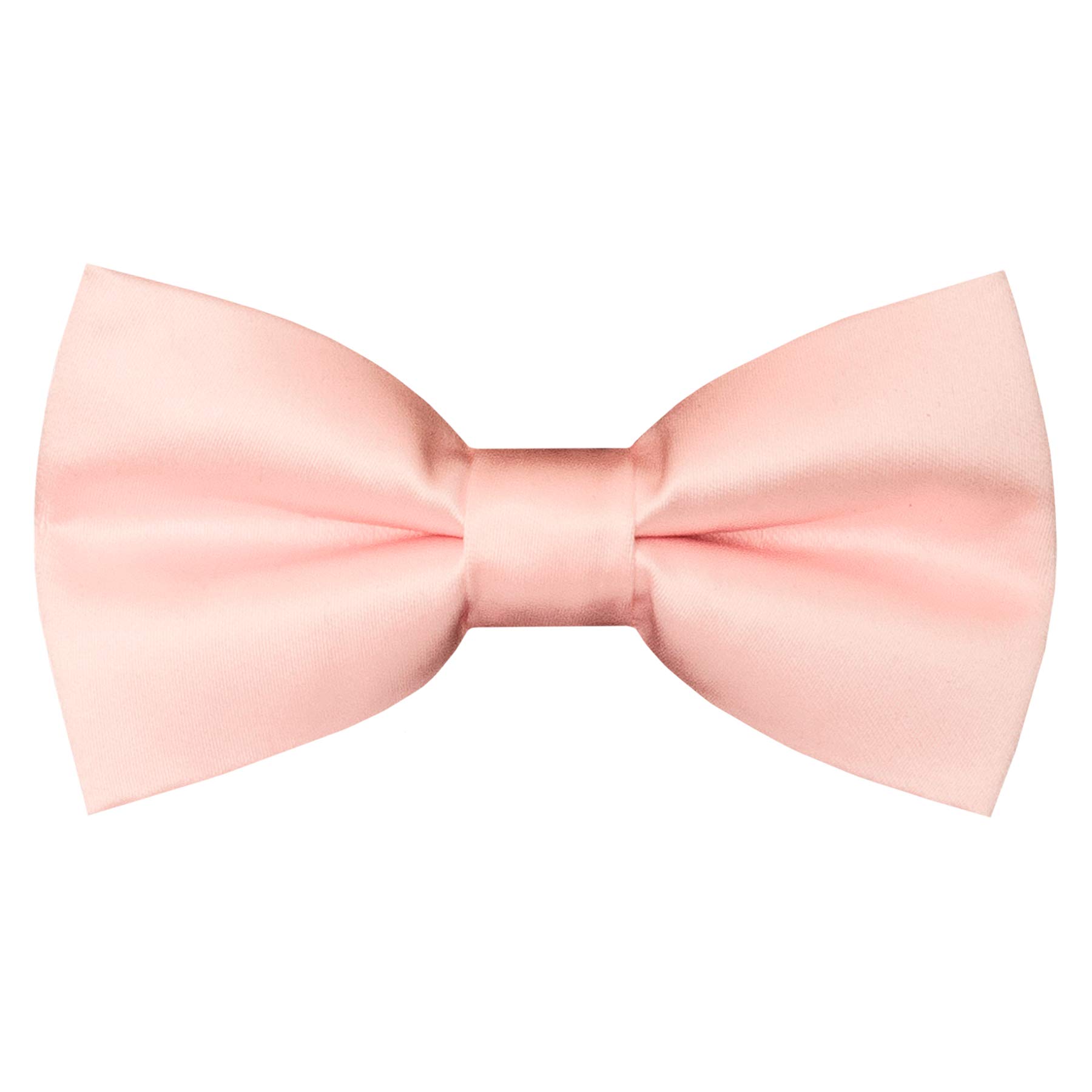 Ties R Us Boys Pink Pre Tied Blush Satin Bow Tie Age 4-7 Dickie Bow