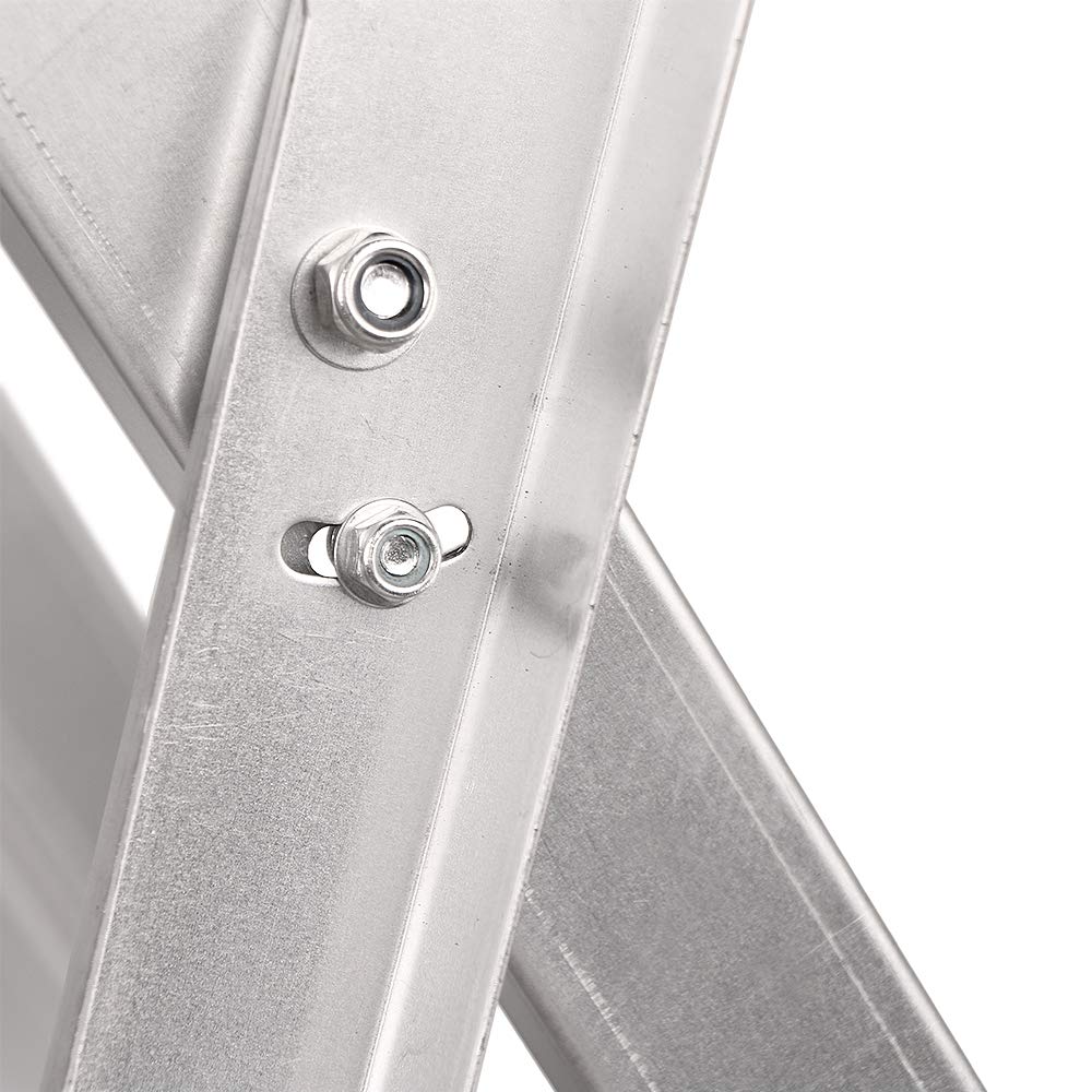 Caballete de Acero Plegable Para Sierra y Cortar Leña - Soporte Para Troncos de Madera, Peso Máximo 150 kg, Metal Galvanizado (84*80*80cm, Cuatro Columnas)