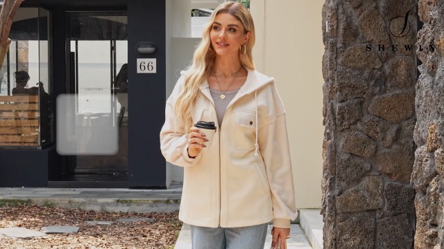 Amazon.com: SHEWIN Winer Coats for Women Long Sleeve Fuzzy Sherpa