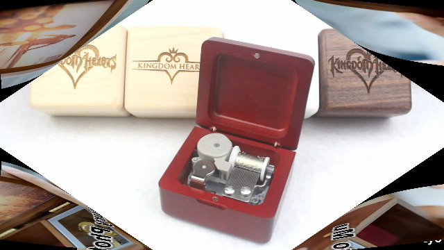 Sinzyo Kingdom Hearts Caja de Música de Madera Vintage Navidad San