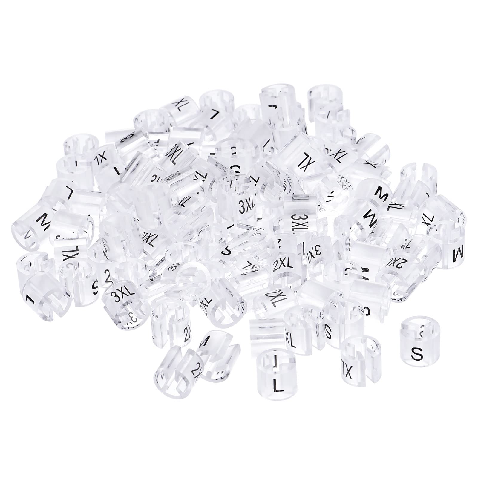Marqueurs pour cintre MECCANIXITY : lot de 180 clips de codage couleur