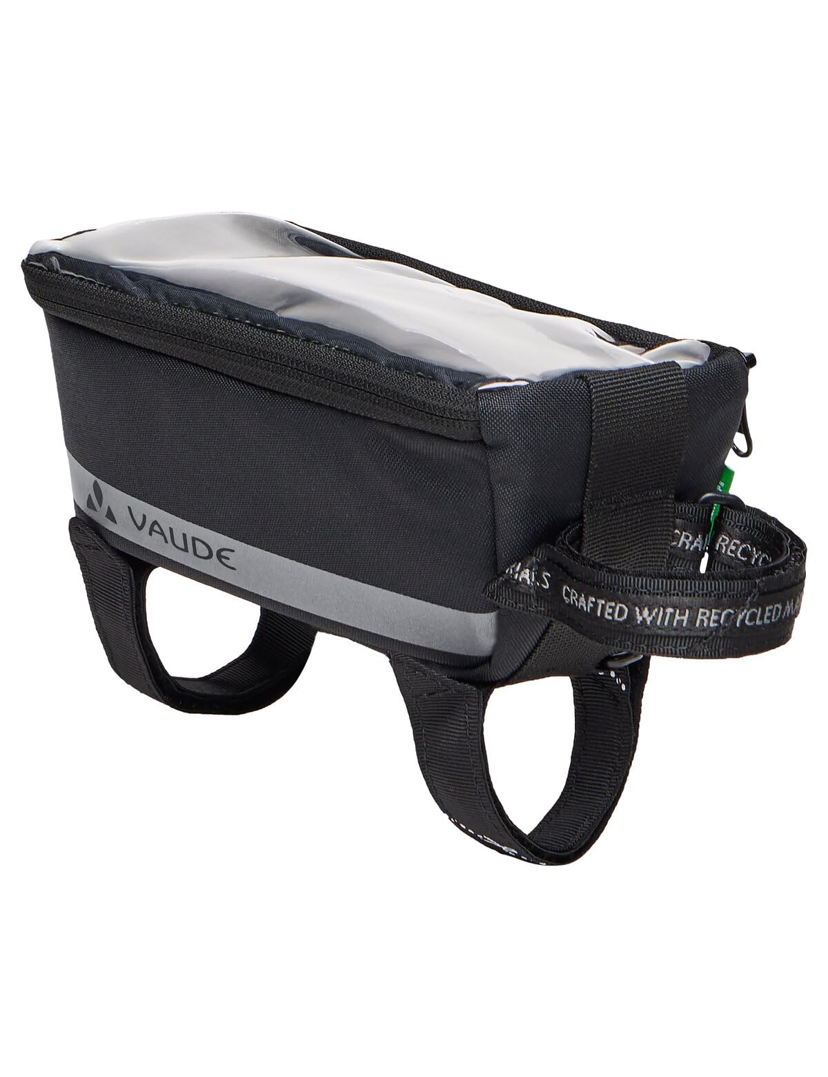 Vaude - Top Tube Phone Bag, Bolsas de Marco Unisexo, Black, Einheitsgröße -