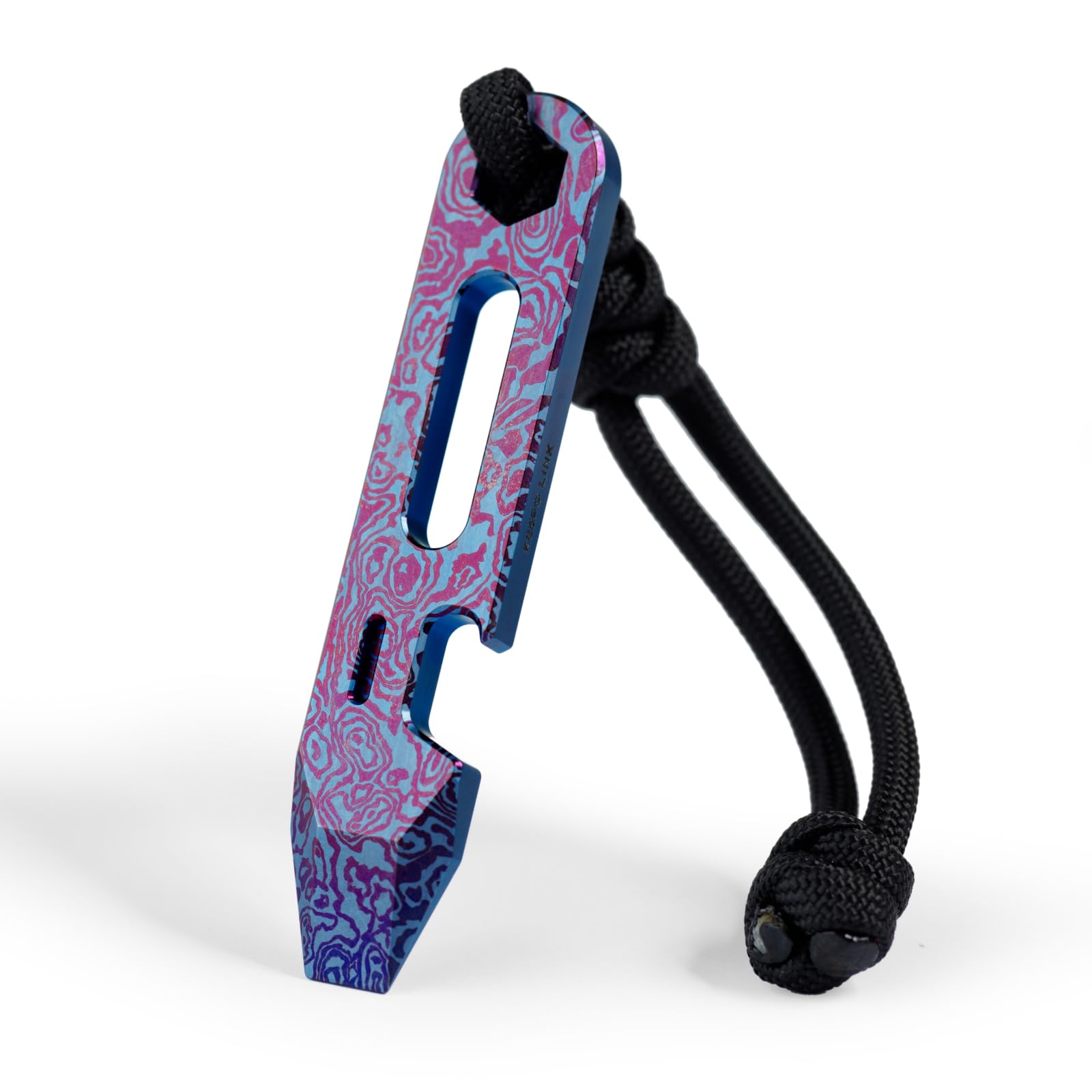 KEEPO LINK Titanium EDC Pry Bar OLT03 Damascus Purple