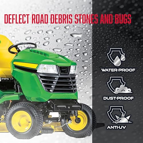 Miniatura 2 de PIT66 Parachoques delantero, compatible con John Deere GT225 GT235 GT245 GX255 LX255 LX266 LX277 LX279 LX280 LX288 y LX289, repuesto directo del