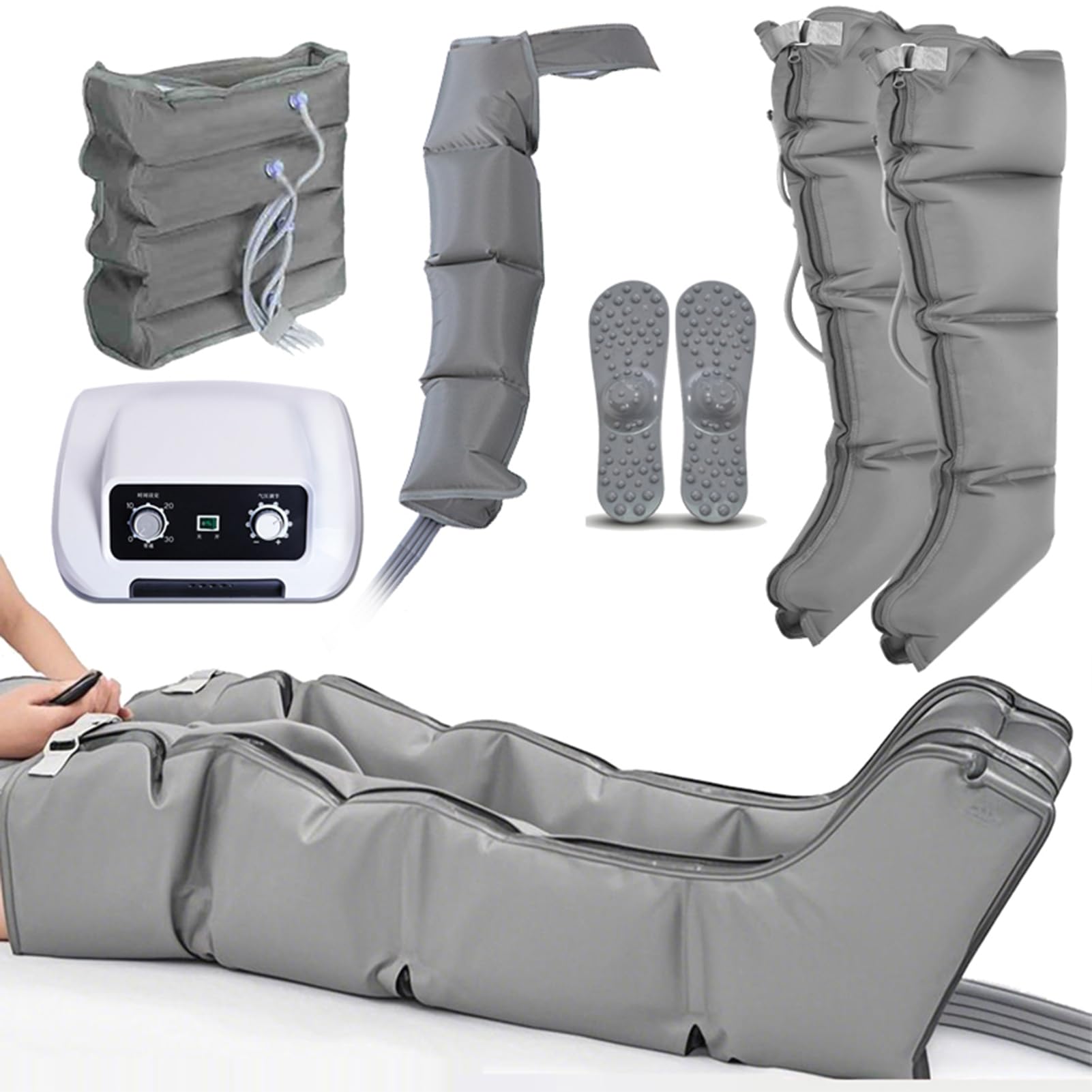 Bottes de compression électrique pour soulager les jambes lourdes après le sport et le travail