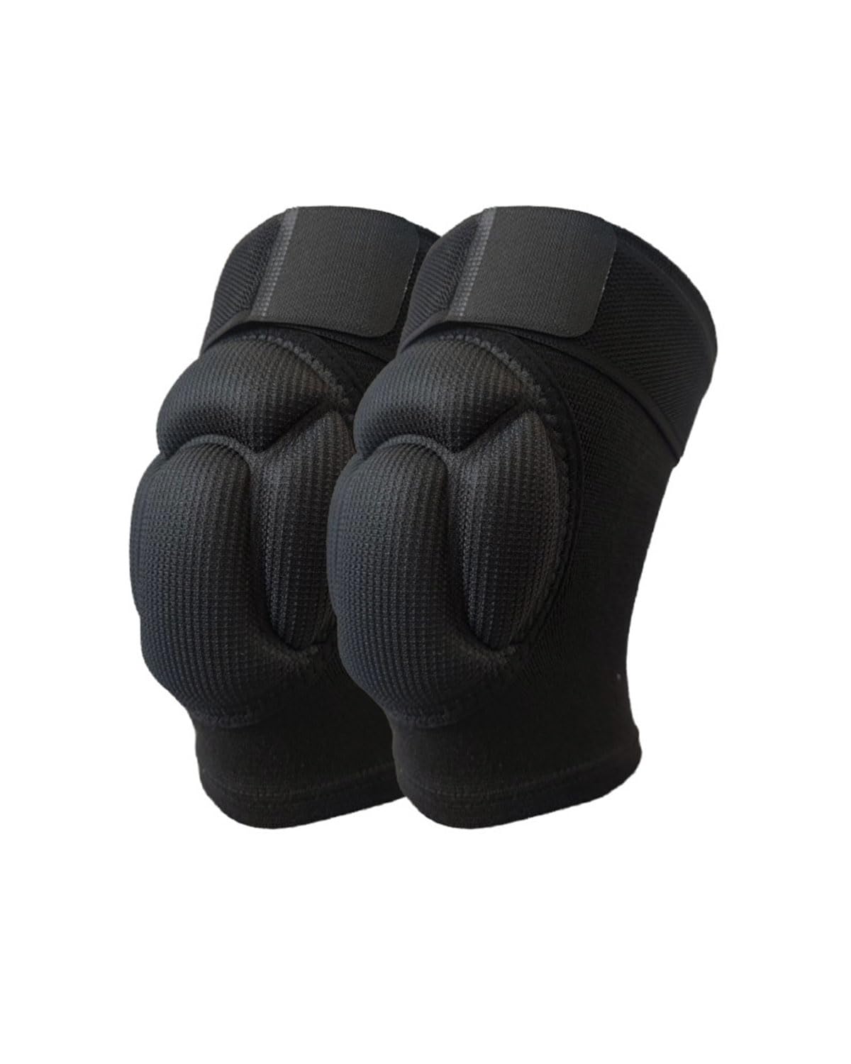 Massmot 1Pair Knee Pads with Non-Slip Bandage, Protective Knee Pads, Thick Sponge Anti-slip, Collision Avoidance Knee Sleeve (L)