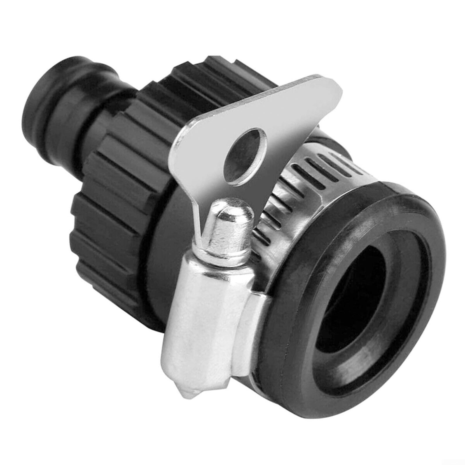Adaptador de conector de grifo de jardín, para grifos mezcladores de cocina de interior de acero inoxidable y plástico a manguera de jardín de entre 18 y 24 mm