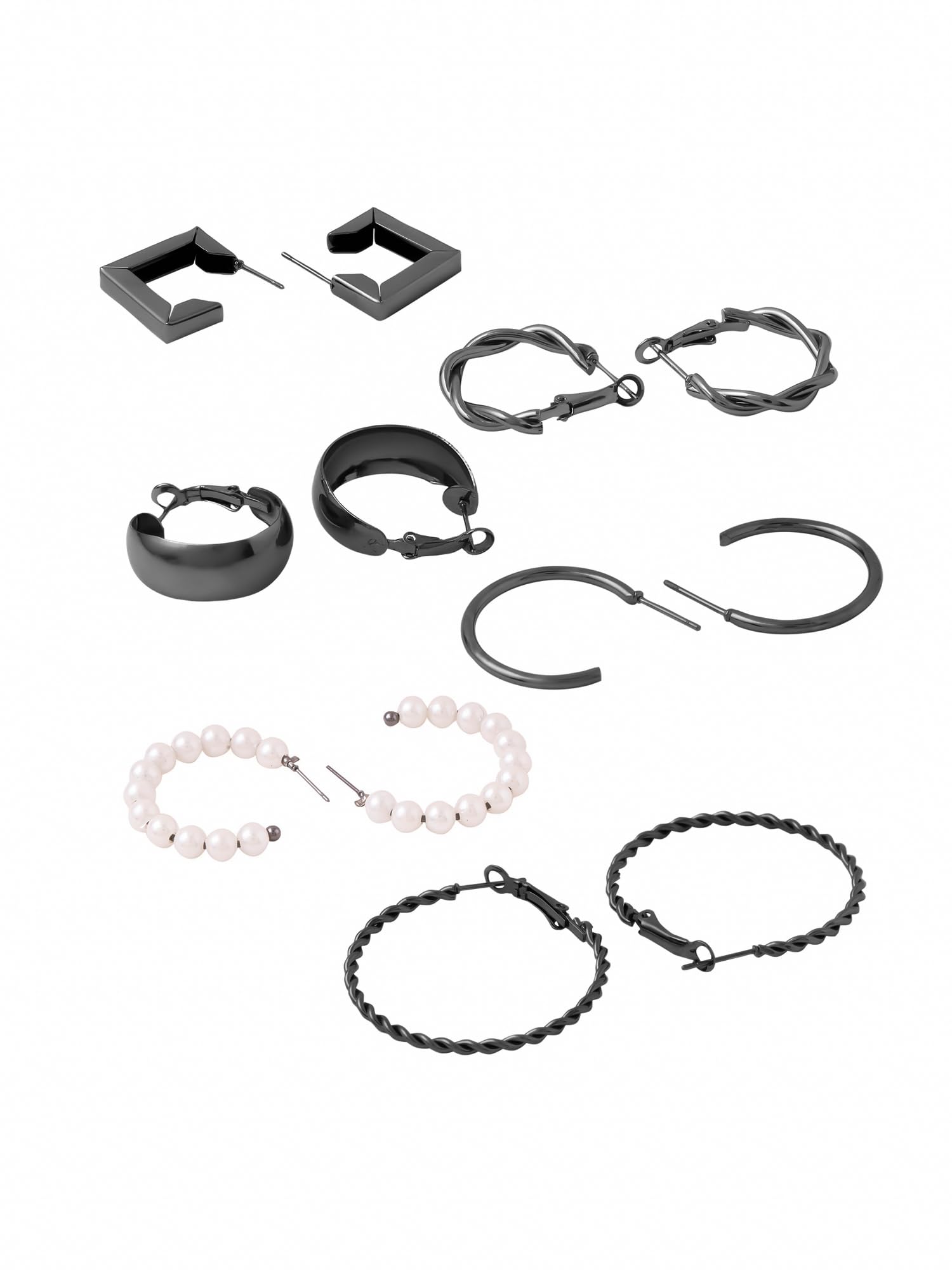 Yellow Chimes Earrings for Women and Girls | Fashion Gold Stud & Hoop Set | Gold Plated Hoop & Studs Earring | Western Hoop Earrings Combo | Birthday Gift for Girls & Women Anniversary Gift for Wife