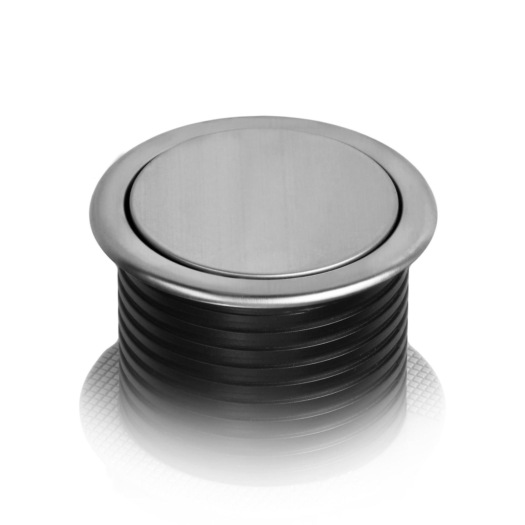 Torretta Multipresa Ø60 mm 3 x Prese Schuko e 2 x USB A e C - Cavo da 1,5m INOX Ciabatta Multipresa a Scomparsa IP20 per Cucina Ufficio Sala Conferenze