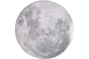 Fun Express Large Moon Cutout Wall Décor | 45-Inch Diameter Hanging Full Moon Home Decor