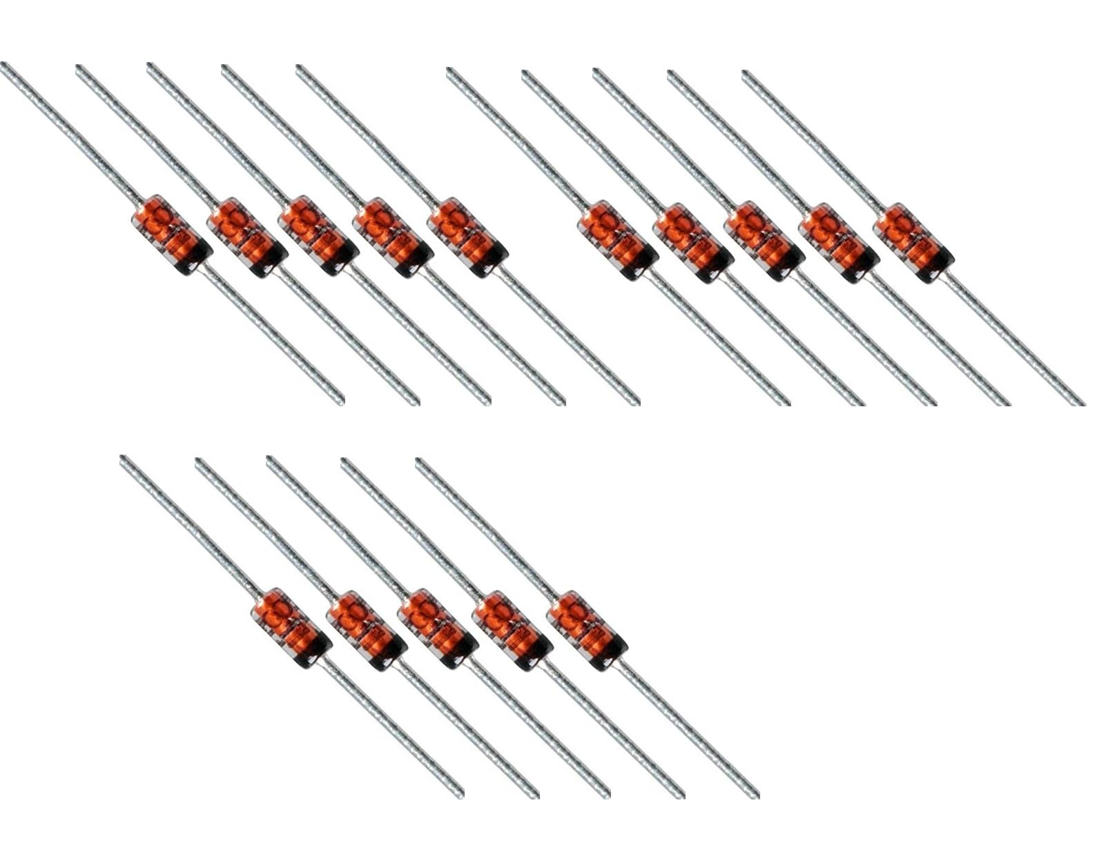 1N4148 Small Signal Fast Switching Diodes- DO-35 Package - Pack of 15-picture-15