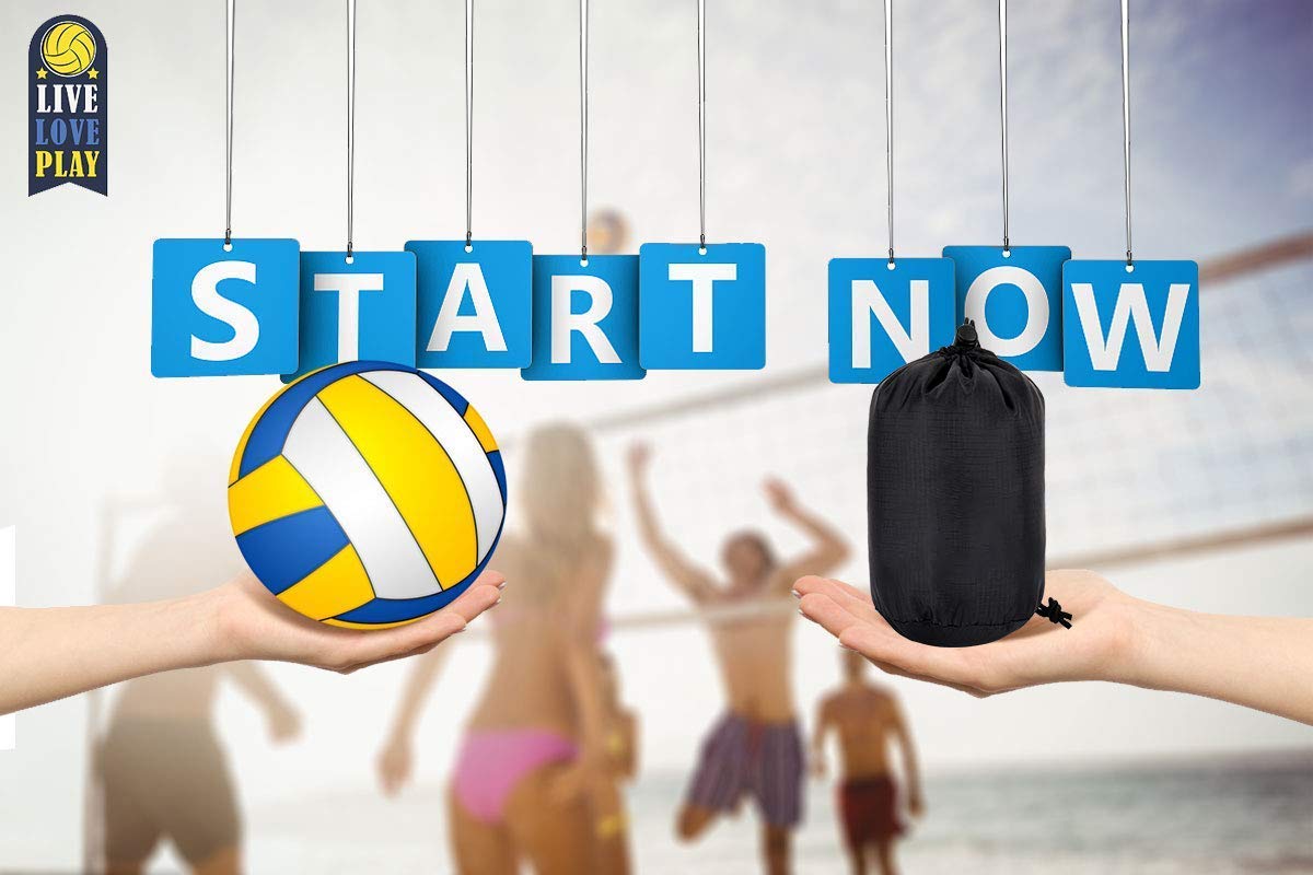 ChanmeenBall Training Equipment for Volleyball, Football and Basketball with Adjustable Elastic Cord Band 220-620cm for Adult Kids Solo Practice Spiking, Setting, Hitting, Kicking