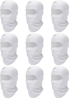9 Pack Ski Mask for Men Balaclava Full Face Shiesty Mask Breathable Winter Windproof Hood for Motorcycle Snowboard