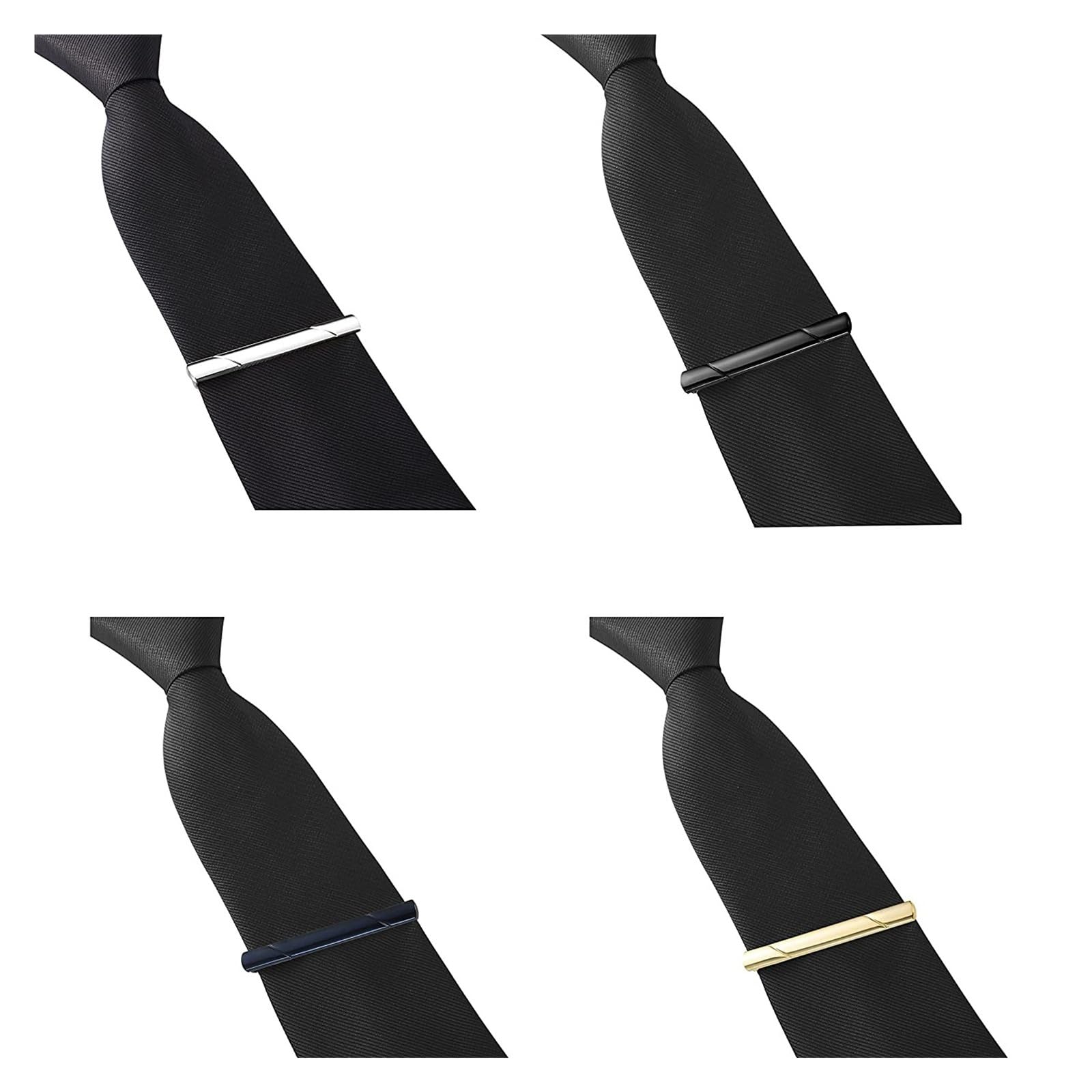 Alfiler de corbata de cobre de 14 quilates para hombre, clásico para negocios, bodas y reuniones