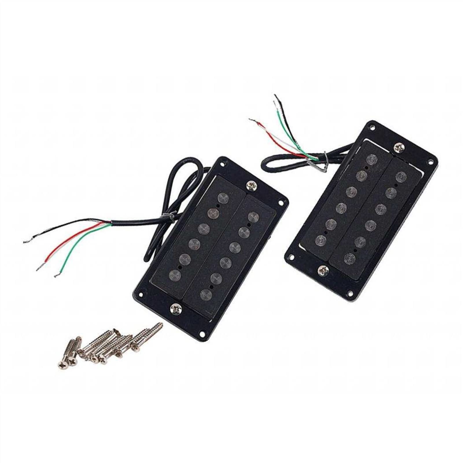 Humbuckers Alnicov 6 Strings Neck Bridge Pickup 18/19k para Piezas De Guitarra