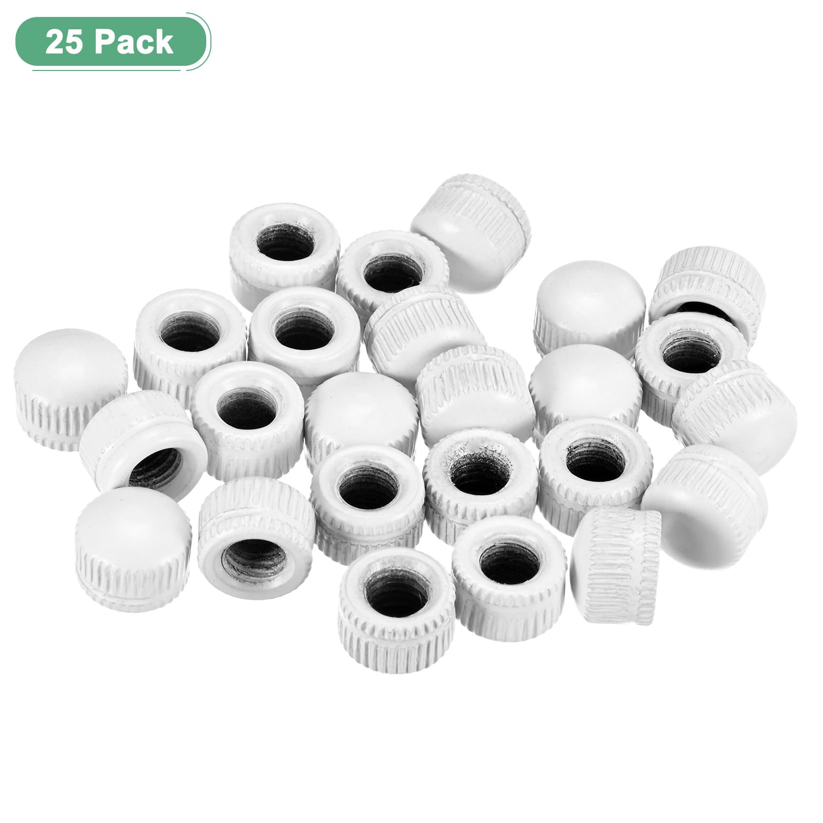 M METERXITY 25-Pack Threaded Cap Nuts - Image 4