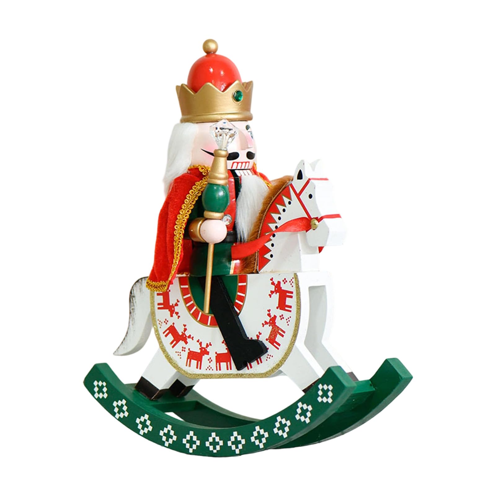 Casse-Noisette Roi Décoration de Noël en Bois pour une Ambiance Festive de Cheminée