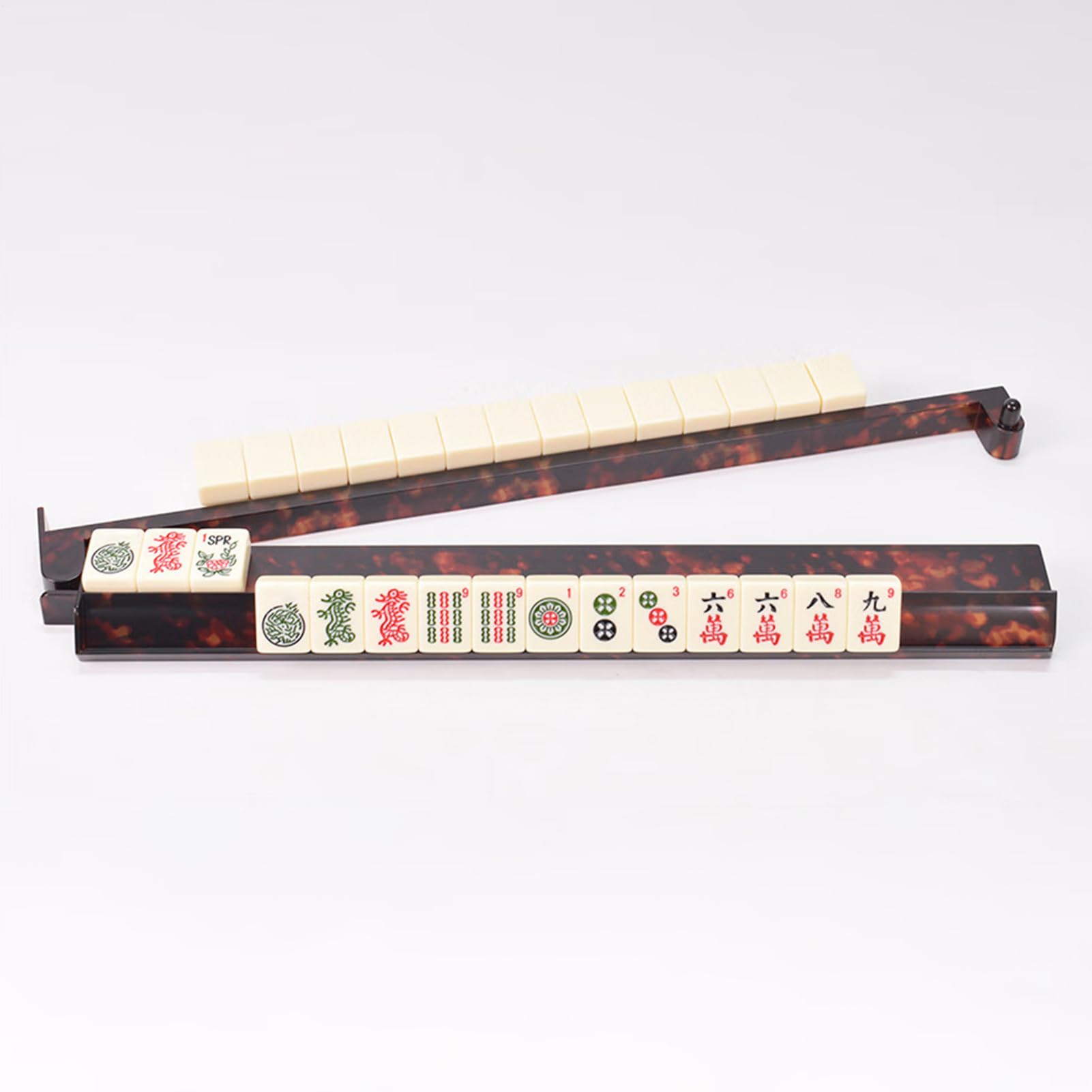 Generisch Mahjong - Juego de 4 piedras antideslizantes y resistentes a los arañazos, para grandes piedras de mahjong, para centro comunitario, hogar, sala de juegos, familiares, viajes