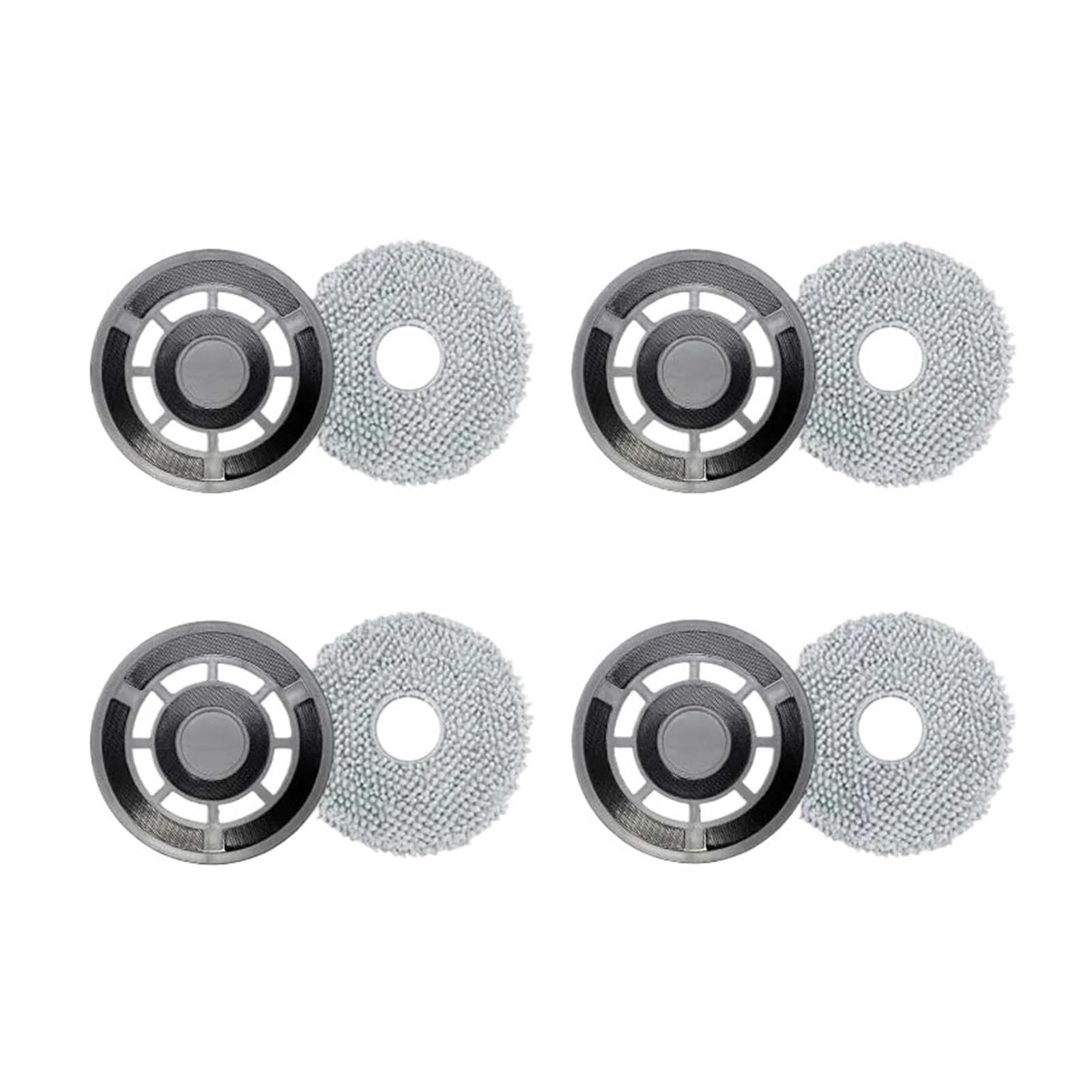 X psblty Mop Stand/Cloth,Compatible For Roborock，P10 Pro P10S Pro Q Revo Maxv QRevo Pro(4-Piece Set)