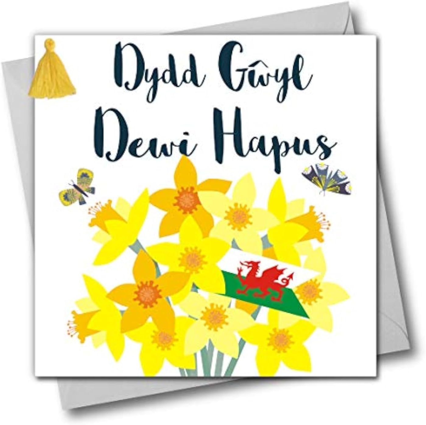 Happy St David's Day Greeting Card 125mm x 178mm Including Envelope ...