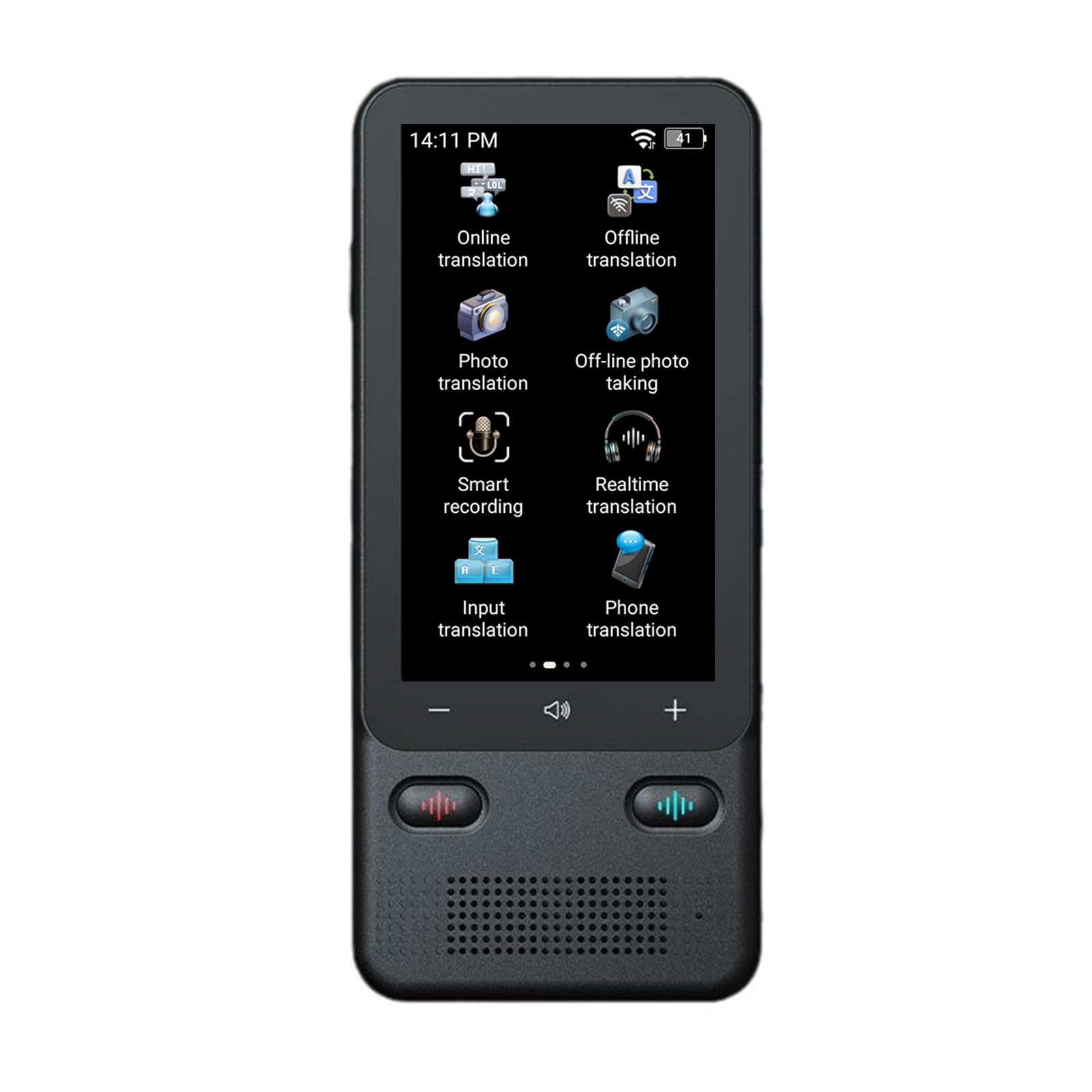 Hyuduo T18pro Language Translator Device, Portable Smart Voice and Photo Translator, 138 Languages Online and 17 Offline for Travel and Business Use