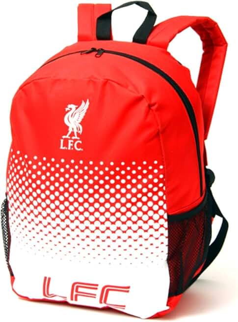 Official Football Team Adjustable Zipper Pocket Backpack (Various Teams to Choose from).-, Liverpool FC