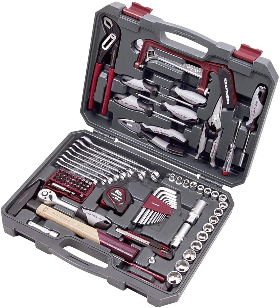 KRAFTWERK KRAF 204.104.100 Socket Spanner Set 3/8 Inch
