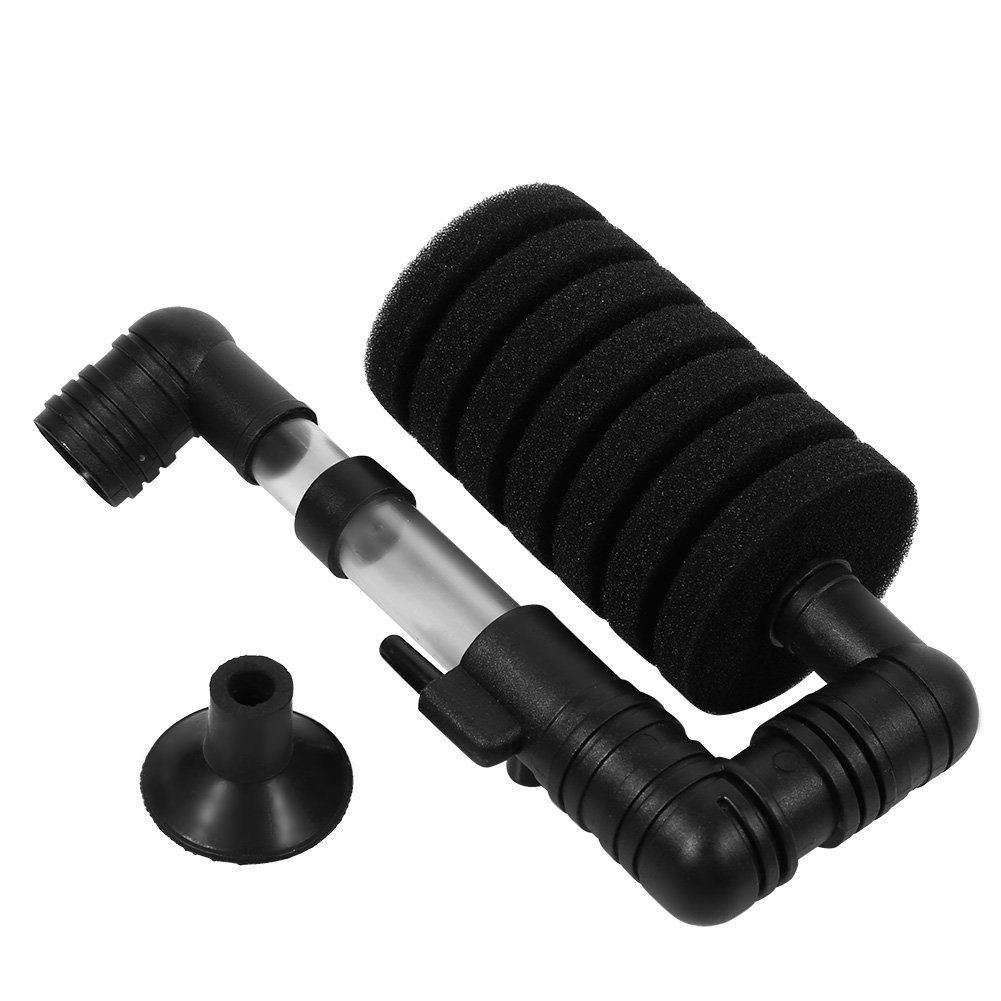 Gavigain Aquarium Air Pump Filter, Dual Oxygen and Filtration, Quiet, Non Materials, for Freshwater Fish and Plants (2830)