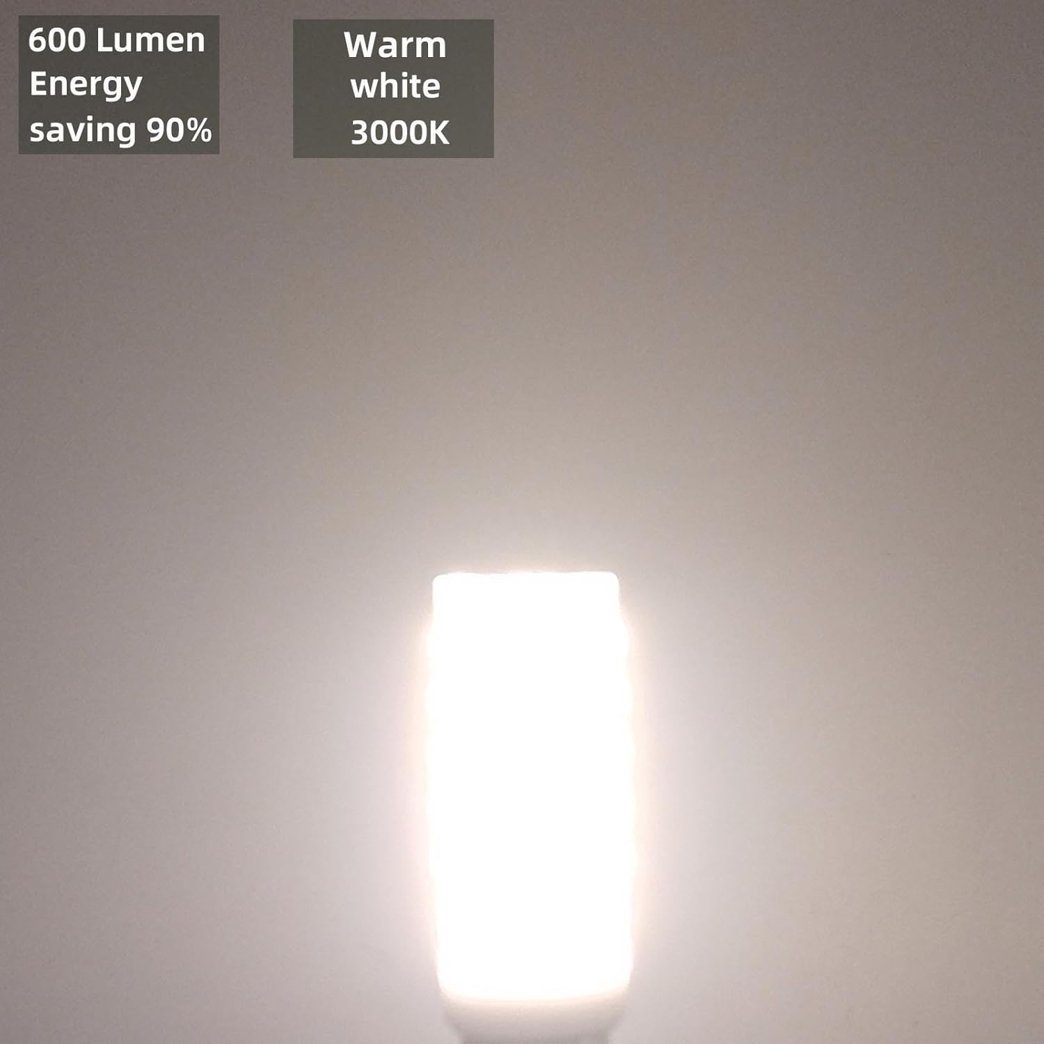 5 Pack E26 Led Light Bulbs Dimmable 6W Equivalent 60W Halogen 600lm AC 120V Warm White 3000K Medium Base