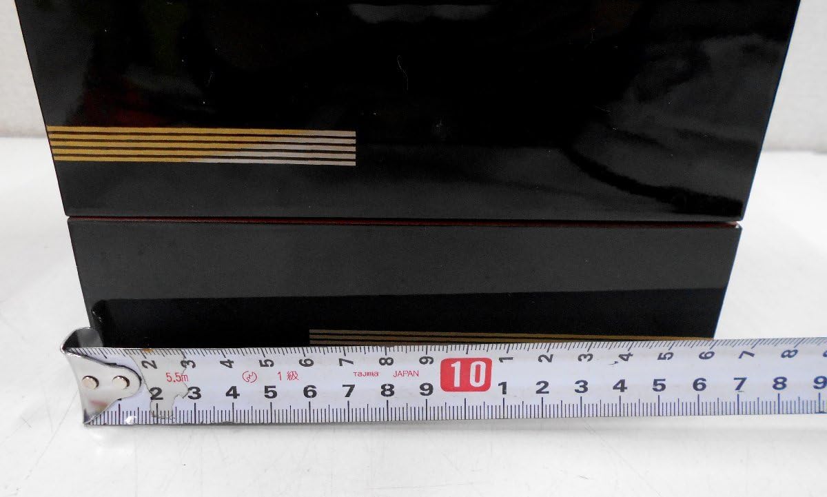 Amazon.co.jp: 加賀友禅 金箔工芸 5.5匠三段重 皇后陛下行啓記念品