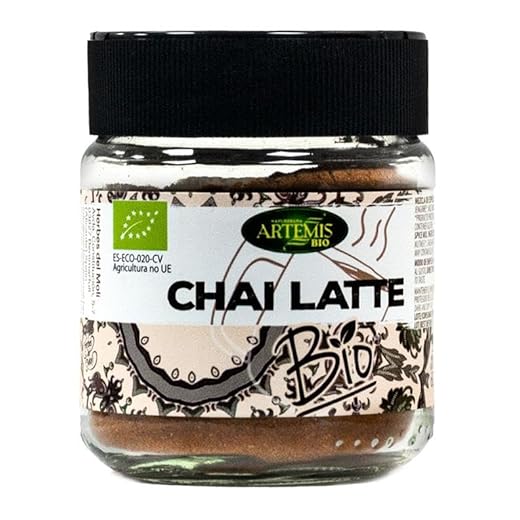 Chai Latte Bio 60g | Artemis | Mezcla Ecológica de Especias para Infusión | Vegano y Sin Gluten | Sabor Exótico y Aromático