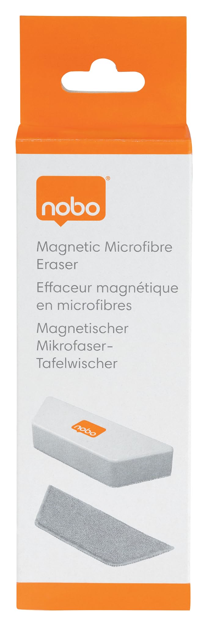 Nobo Borrador Magnético de Microfibra para Pizarra Blanca con Recambio Lavable