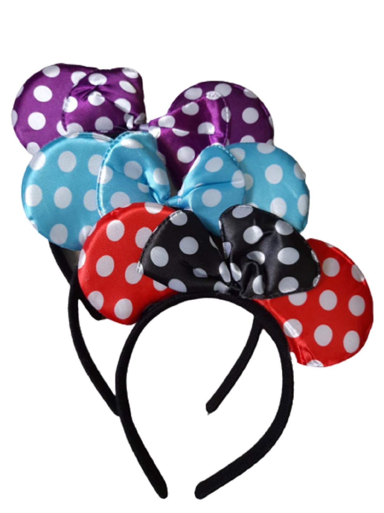 NAKAS Kids Cartoon Minnie Mouse Ears Headband Hairband Costume Accessory Pack of 3 (Random Colour) (Style 3) (B08GZKZ9VH) Amazon Price History, Amazon Price Tracker