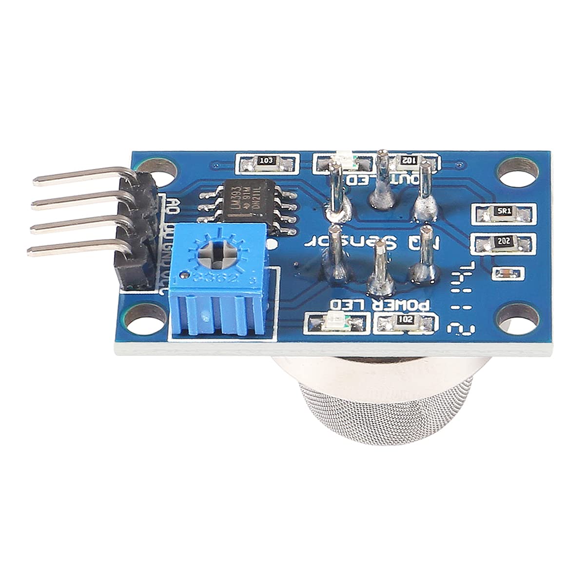 5 stücke MQ4 MQ-4 Methangassensor Naturkohle Co Methandetektormodul für Arduino Raspberry Pi ESP8266 MQ4 5V DC (MQ-4)