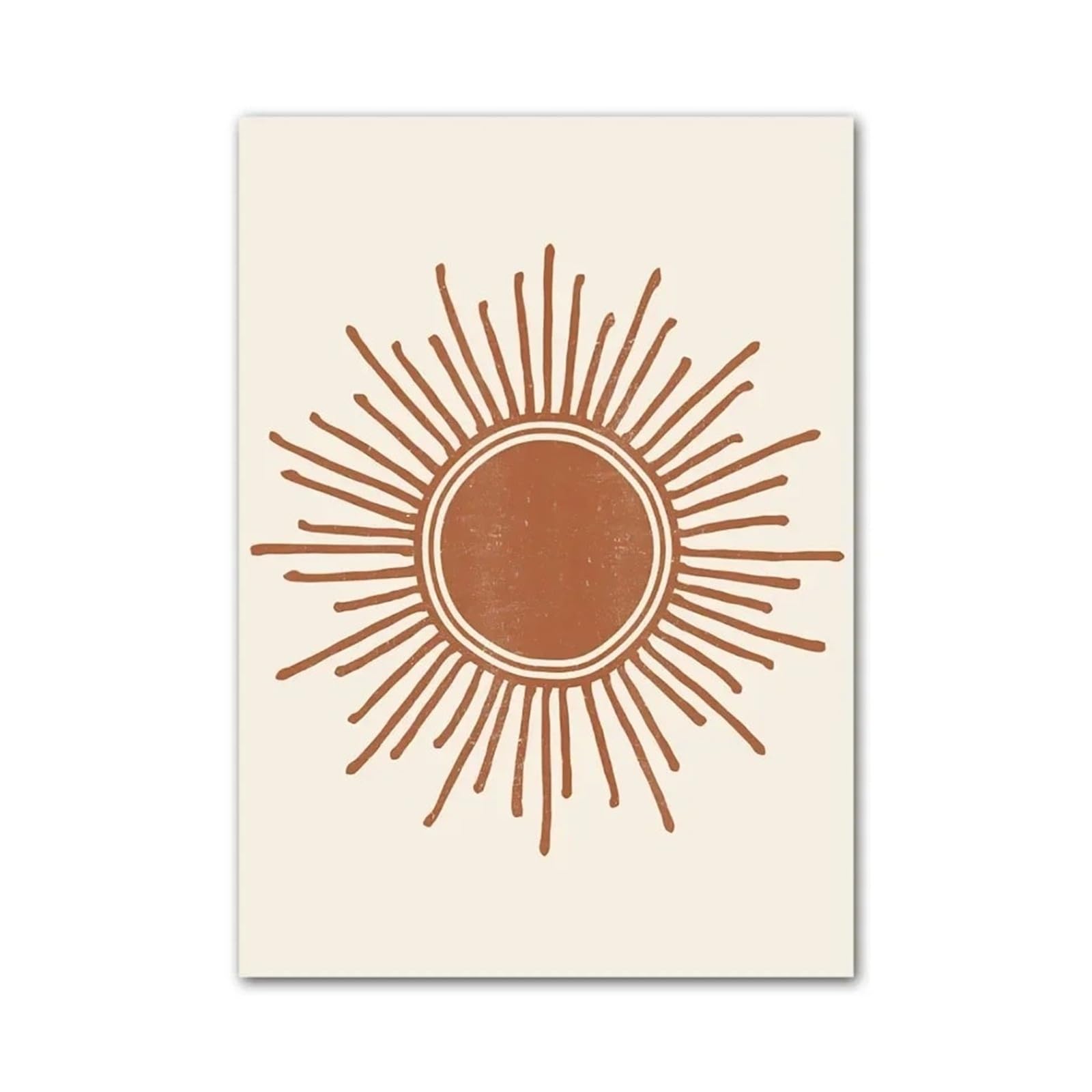 Xenite F Wall Art Canvas Prints Boho Geometric Shapes Lea Sun Wall Art Canvas Painting Nordic Posters And Prints Abstract Or Living Room Decor(,50X70cm)