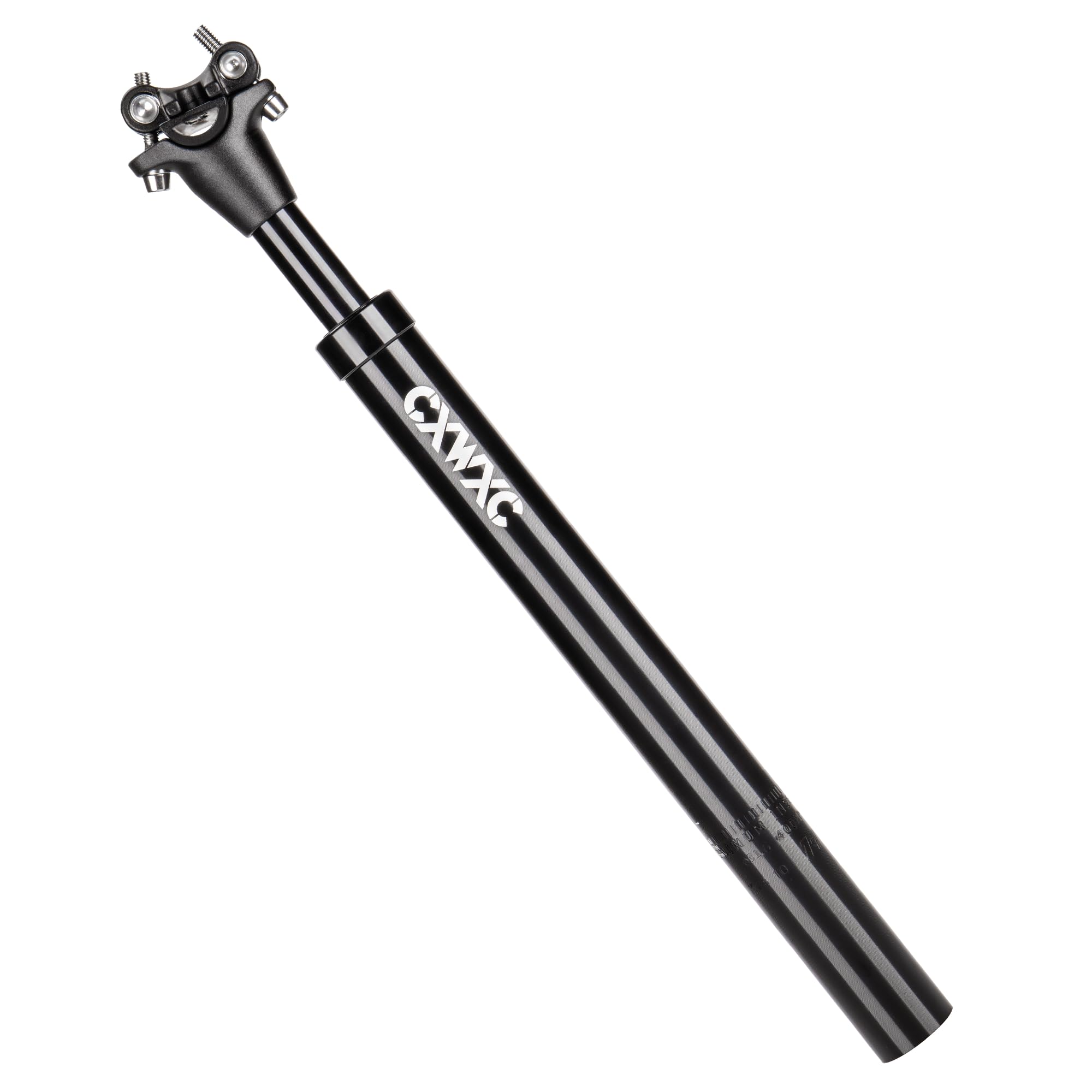CXWXC Fahrrad Sattelstütze Gefedert für 27,2/30,9/31,6 x 400mm, Spring Federsattelstütze Sattelstützen,Fahrradsattel Stange aus Aluminiumlegierung für MTB Rennrad BMX eBike