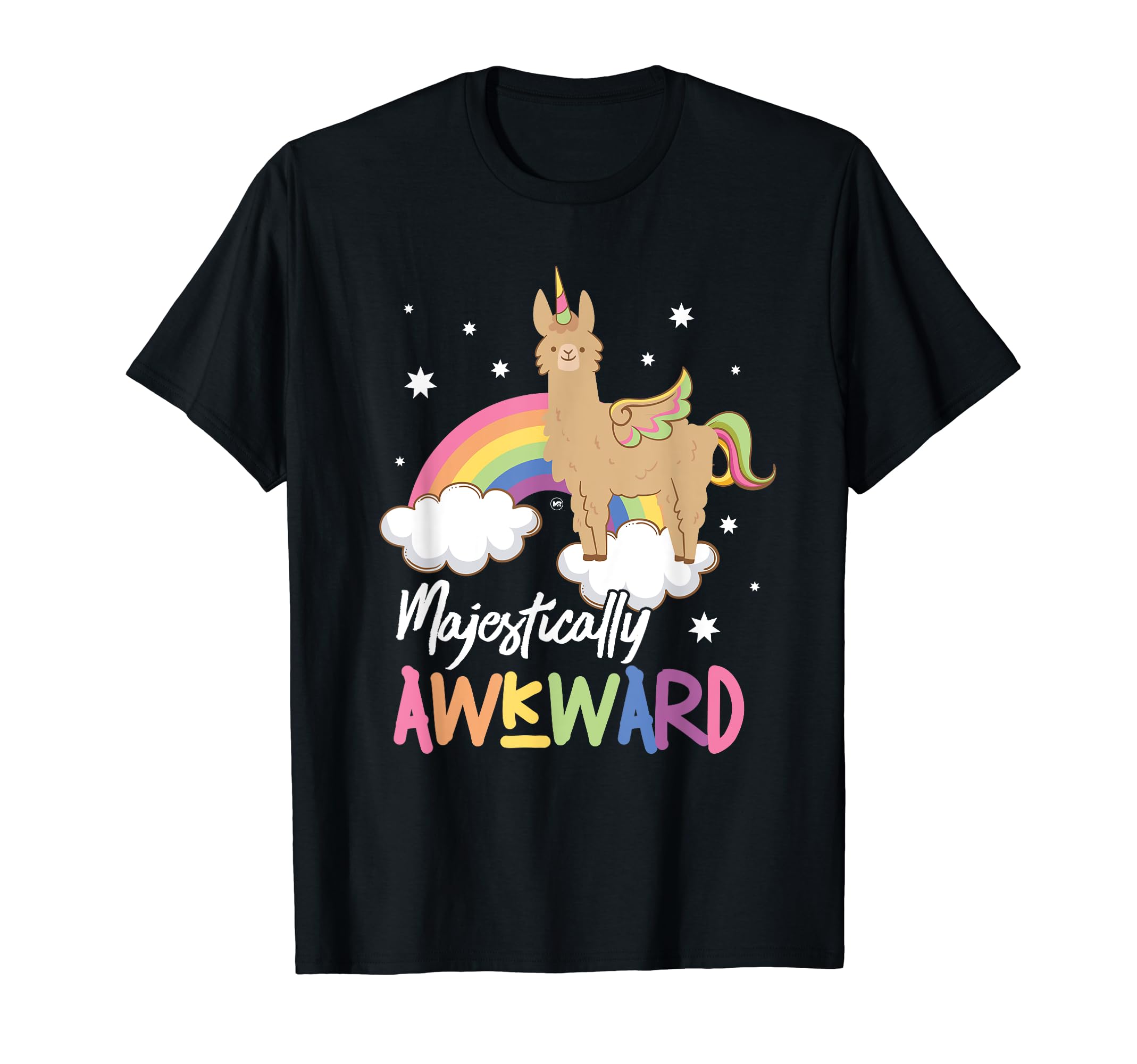 Majestically Awkward Llama, Alpaca Shirt, Llamacorn Tshirt T-Shirt