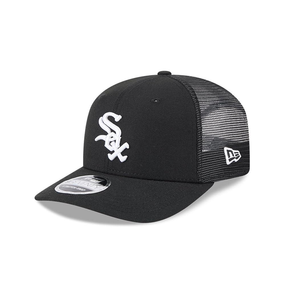 New Era Chicago White Sox 9Seventy Stretch-Snap MLB Trucker Cap Black โ image 1