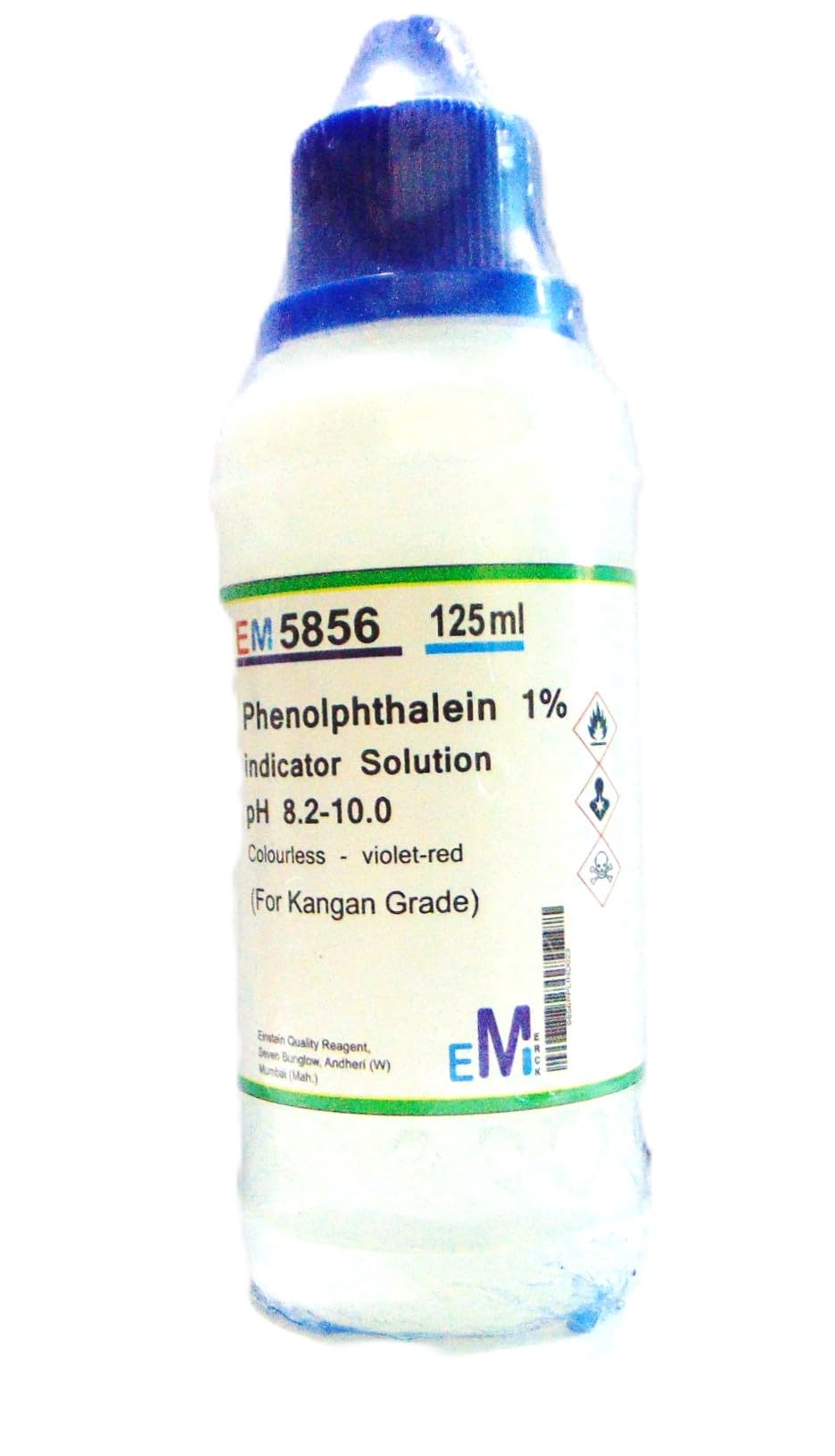 E. Merk Phenolphthalein Ph Indicator Solution (125 ml)