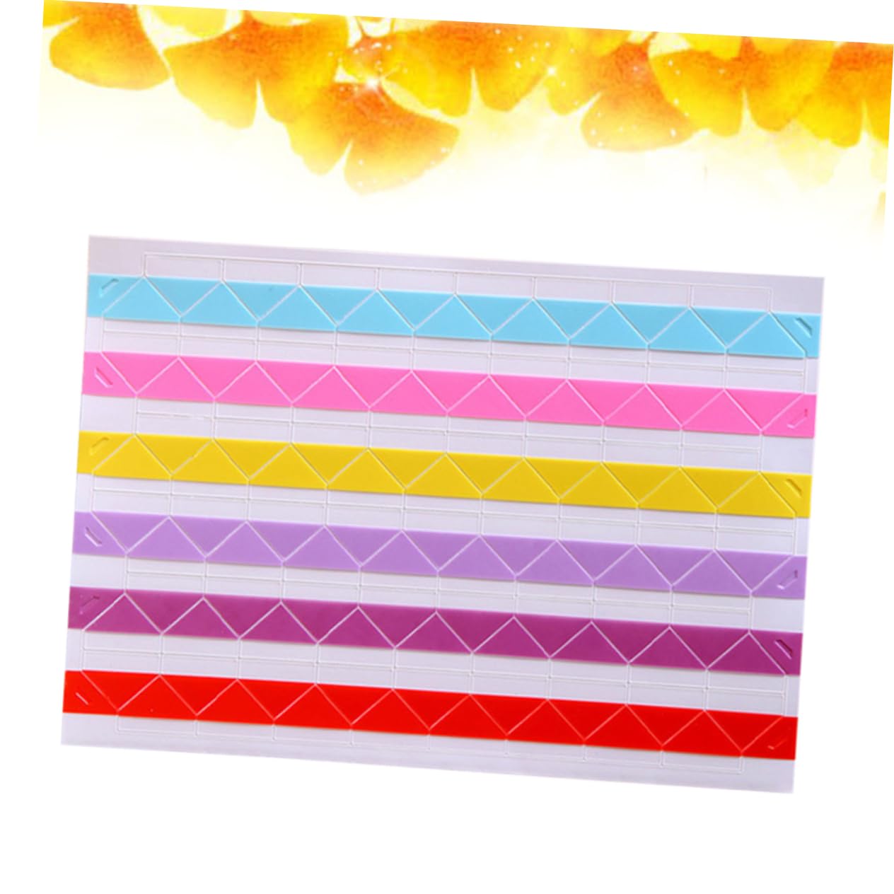 HOODANCOS 10 Sheet Photo Corner Stickers Set DIY Corner Protection for Scrapbook Photo Craft (102 Trunks Rainbow Design)