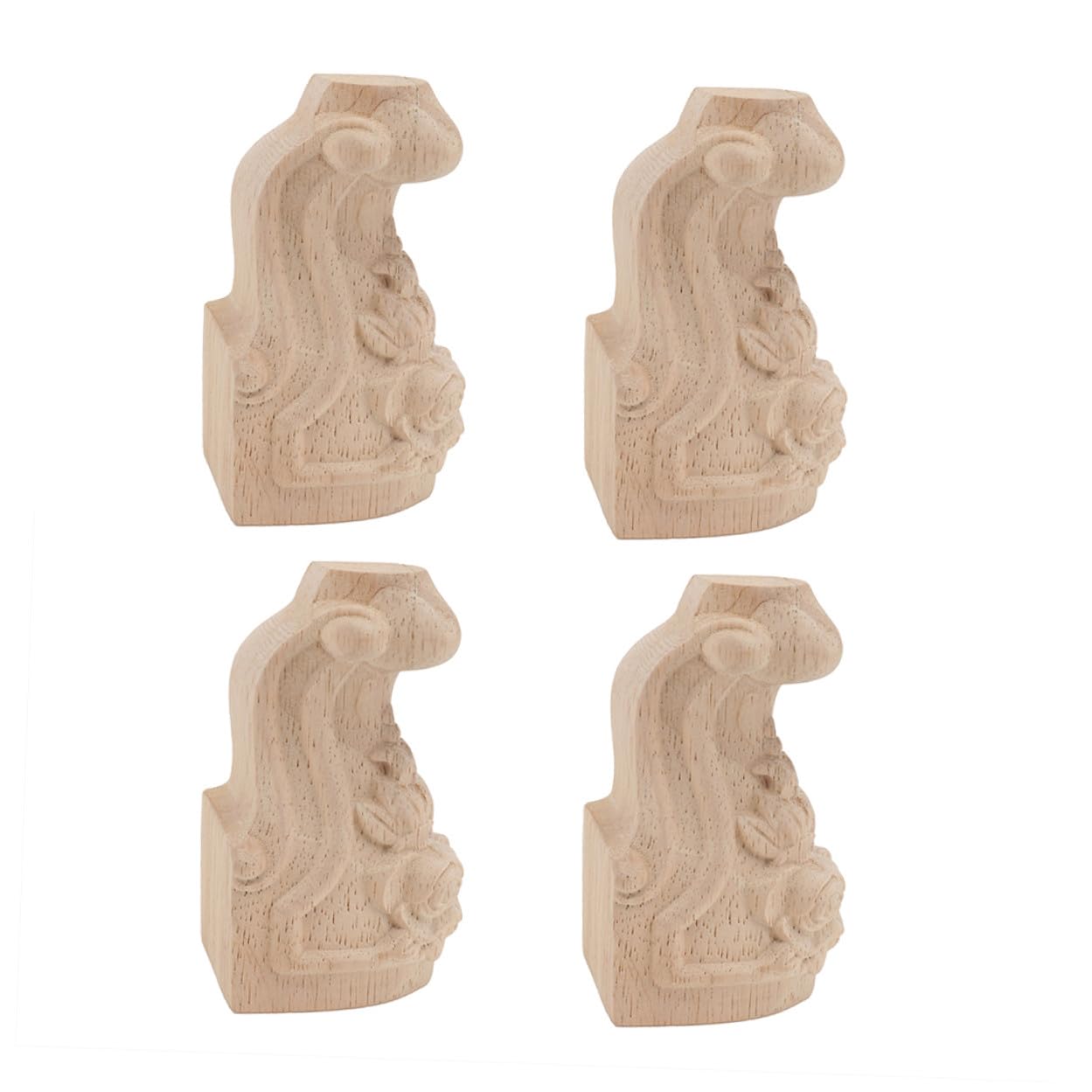 Meubles bois de caoutchouc sculptés rose HOMSFOU pour canapé et armoire