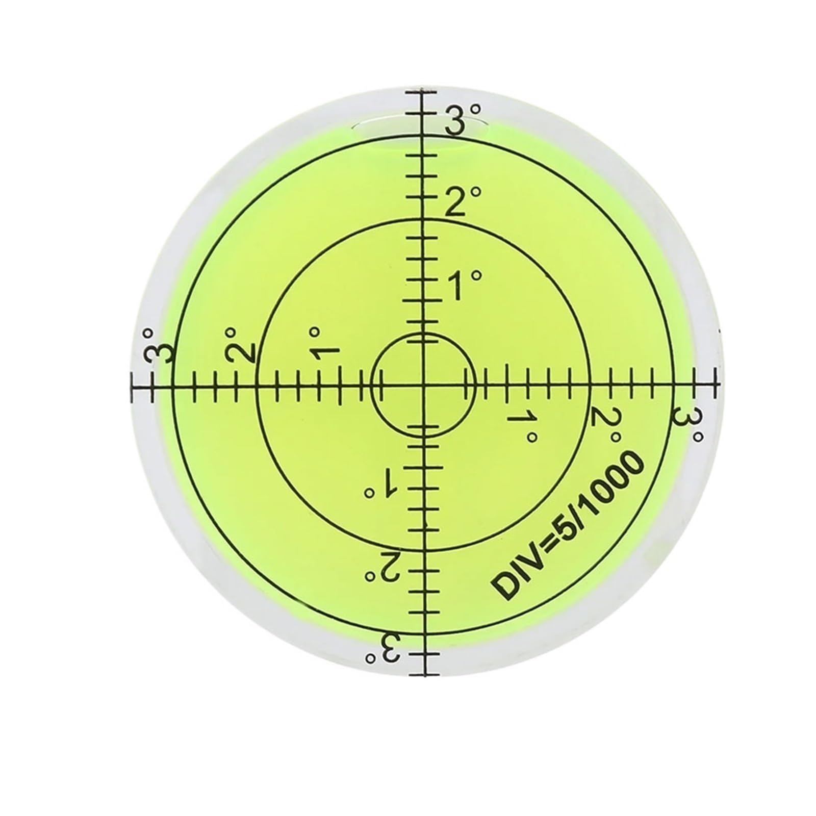 Outil de mesure de petite bulle de 60mm de diamètre, niveau à bulle rond avec échelle for Balance de caméra, niveau à bulle rond